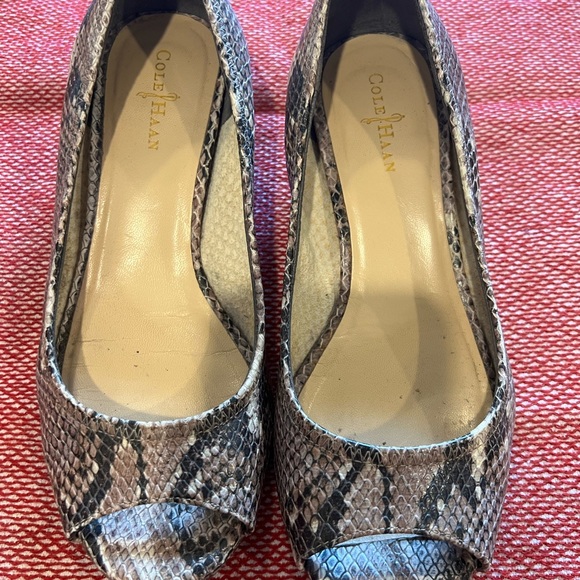 Sandales Cole Haan En Daim à Bouts Ouverts - Taille 11 Femme, Occasion